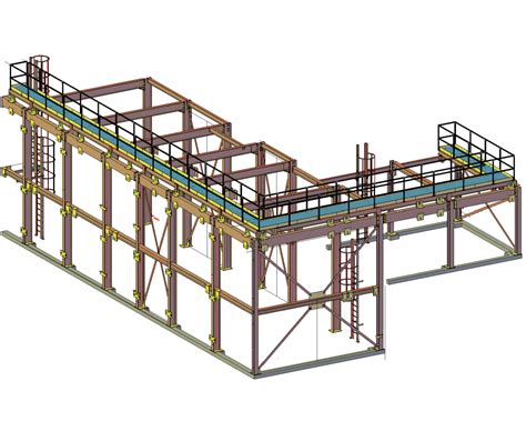 structural steel fabrication drawings